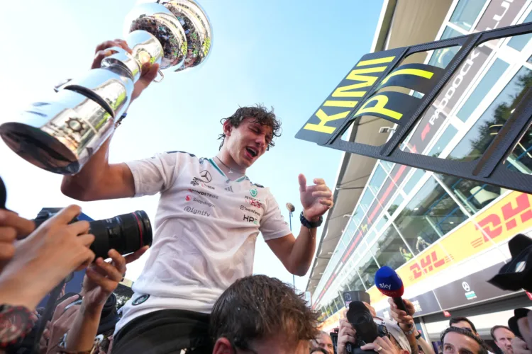 Antonelli wins Italian GP